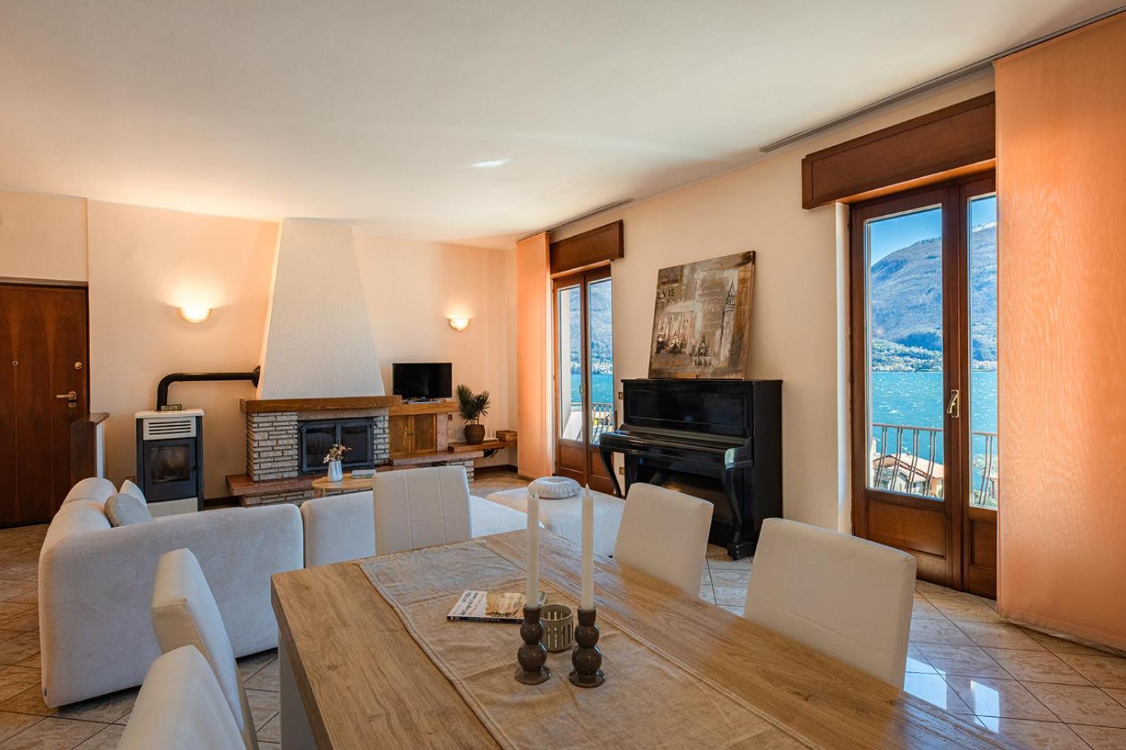 Appartamento Bellavista - Lake Como View - Near The Beach Cremia Ngoại thất bức ảnh