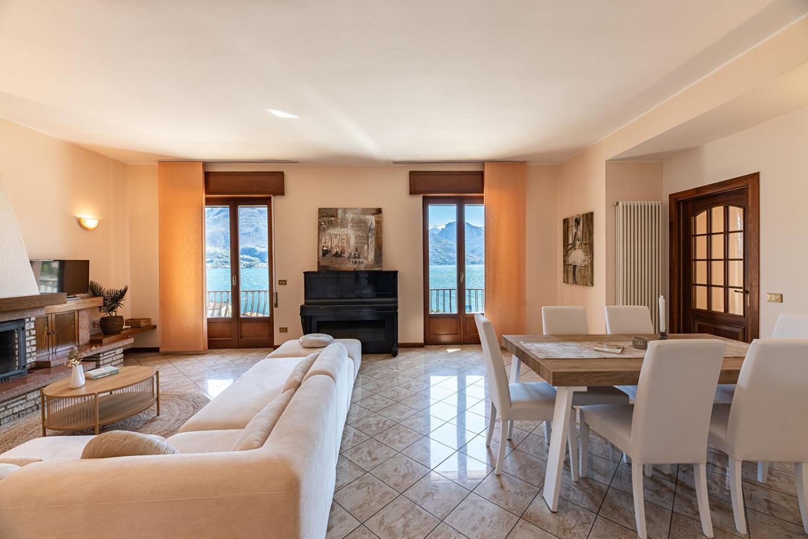 Appartamento Bellavista - Lake Como View - Near The Beach Cremia Ngoại thất bức ảnh